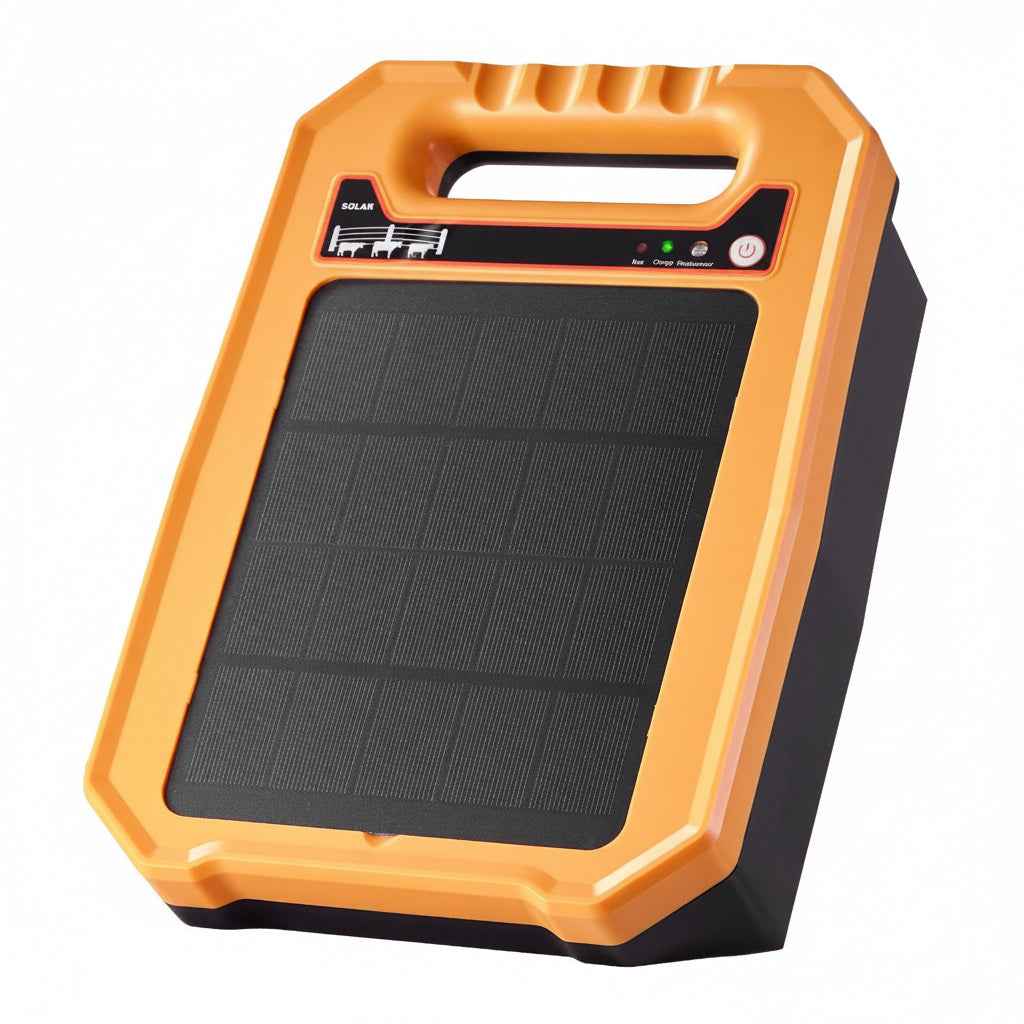 0.3J Solar Fence Charger 1.86 Miles Range Electric FenceEnergizer For Livestock